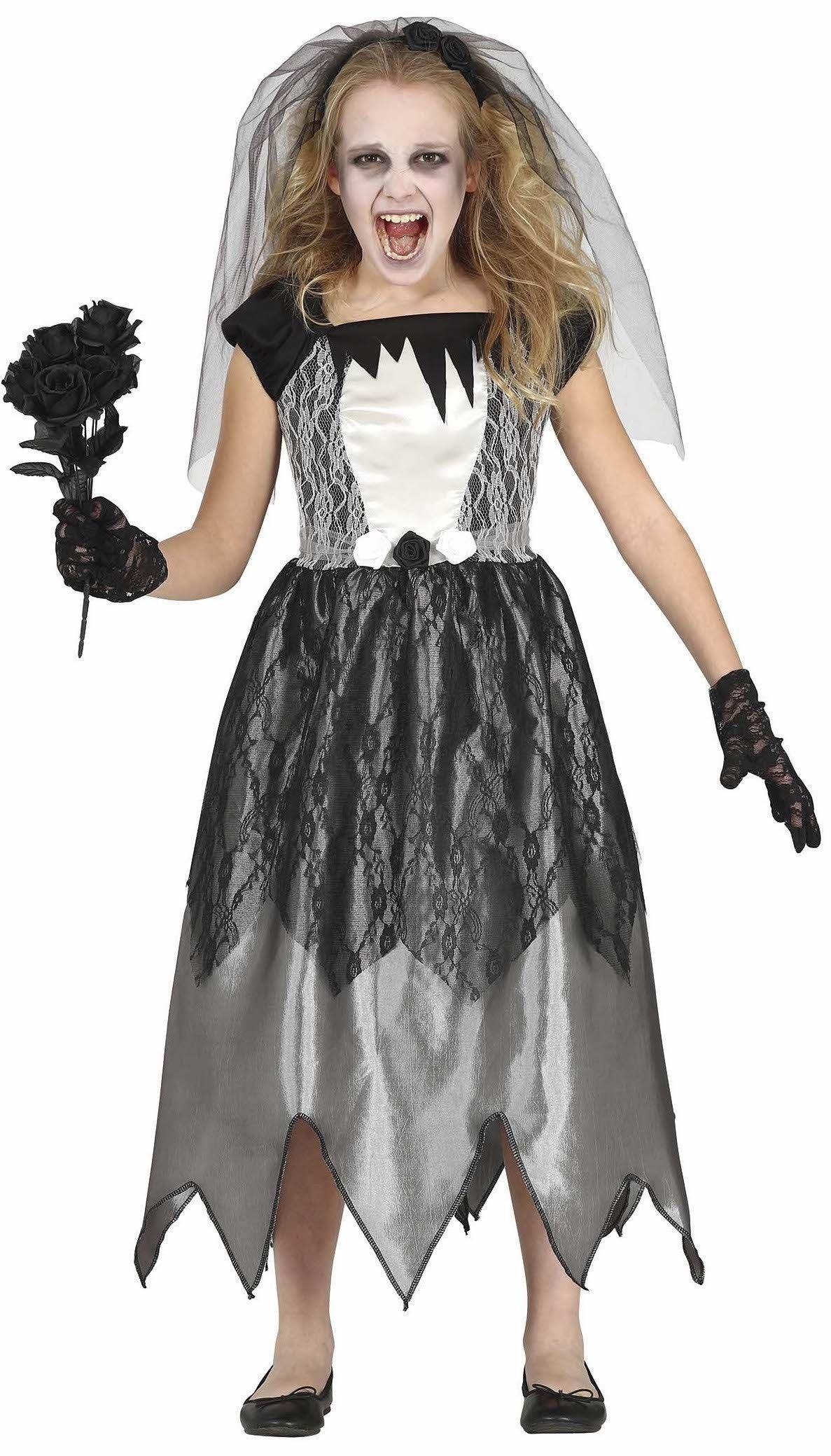 Disfraz de Novia Cadáver de Niña INFANTILES Guirca